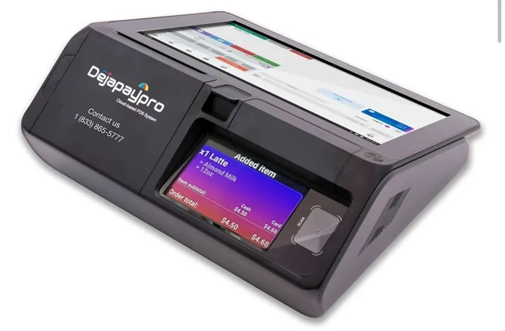 Dejavoo point-of-sale hardware